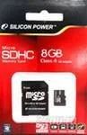 Лот: 1110903. Фото: 1. Карта памяти MicroSd/SDHC 8Gb... Карты памяти