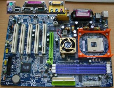 Лот: 1130529. Фото: 1. GigaByte GA-8SG800 продана. Материнские платы