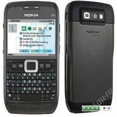Лот: 1138911. Фото: 1. Nokia E71-1 Navi Black Steel ORIGINAL... Смартфоны