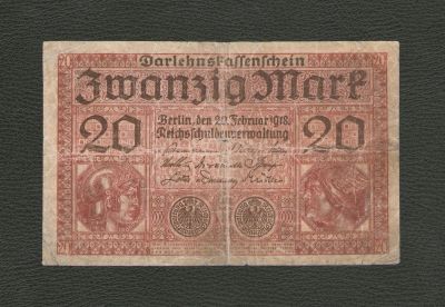 Лот: 9768834. Фото: 1. 20 марок 1918 года. Германия. Германия и Австрия