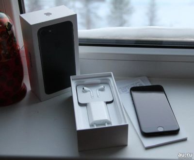 Лот: 8723175. Фото: 1. Apple iPhone 7 32GB Black (Черный... Смартфоны