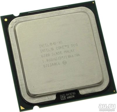 Лот: 8080381. Фото: 1. Исправный Intel Core 2 Duo E6300... Процессоры
