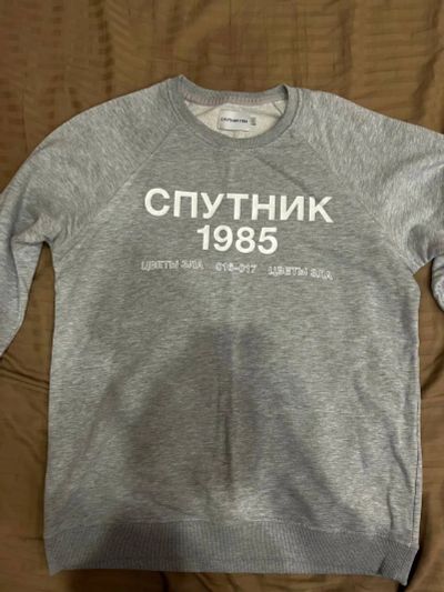 Лот: 25374745. Фото: 1. Мужская кофта Спутник 1985 (L). Свитеры, толстовки, худи