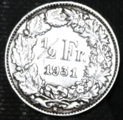Лот: 15038311. Фото: 1. Швейцария. 1/2 марки. 1931 год... Остальные страны