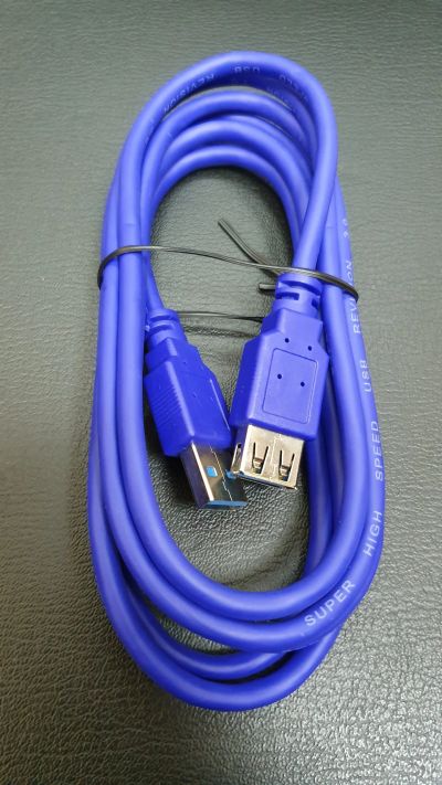 Лот: 15268409. Фото: 1. Кабель USB 3.0 1,8 м. Шлейфы, кабели, переходники