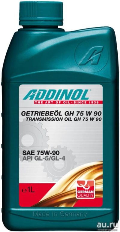 Лот: 13643311. Фото: 1. Addinol Getriebeol GH 75W-90 1L. Масла, жидкости