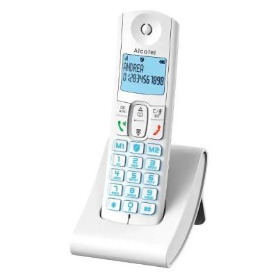Лот: 25078187. Фото: 1. DECT-телефон Alcatel F685 White. DECT и радиотелефоны