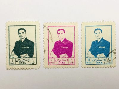 Лот: 23316002. Фото: 1. Мохаммед Реза Шах Пехлеви. Неполная... Марки