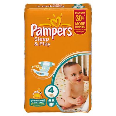 Лот: 4912498. Фото: 1. Подгузники Pampers Sleep&Play... Детская гигиена