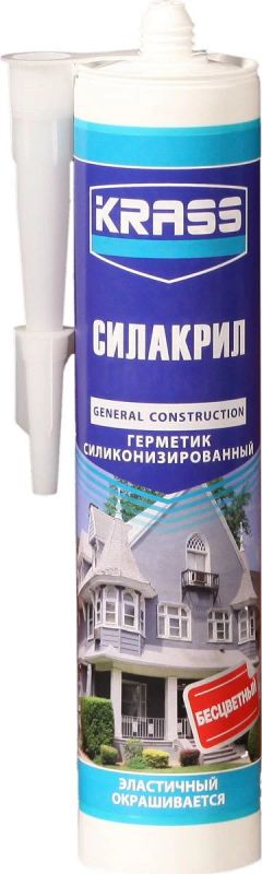 Лот: 15097605. Фото: 1. Герметик Красс силиконизированный... Клеи, герметики, пена монтажная, клейкие ленты