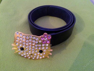 Лот: 2876235. Фото: 1. пояс ремень hello kitty. Другое (гардеробные аксессуары)