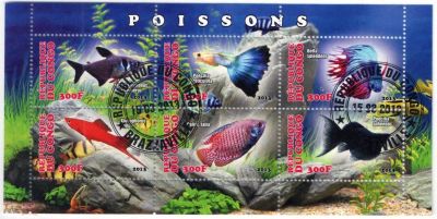 Лот: 19378086. Фото: 1. МЛ из 6-ти марок Конго 2013 г... Марки