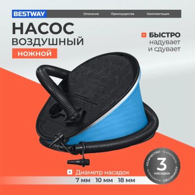 Лот: 24092876. Фото: 1. Насос воздушный для надувания... Насосы садовые, мотопомпы