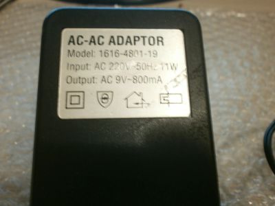 Лот: 11830149. Фото: 1. ac-ac adaptor 1616-4801-19 № 4. Зарядные устройства, блоки питания для бытовой техники