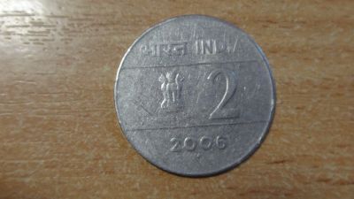 Лот: 19567191. Фото: 1. Индия 2 рупии 2006. Азия
