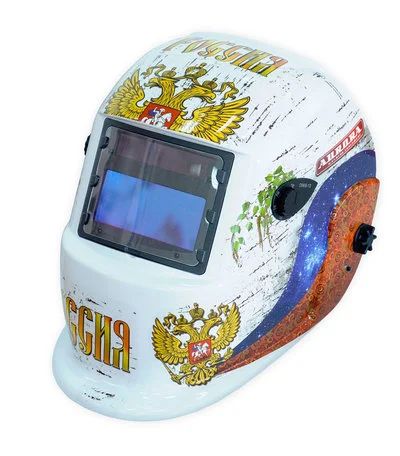 Лот: 17428490. Фото: 1. Маска сварщика AURORA A-777 Russian... Сварочные маски, очки, краги