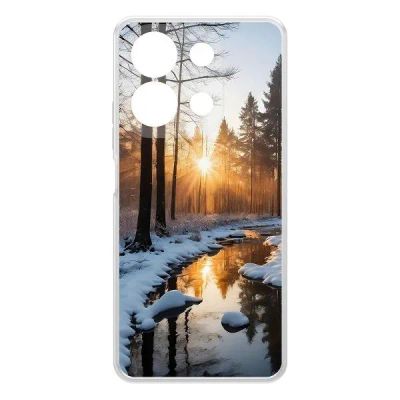 Лот: 25134695. Фото: 1. Чехол Krutoff Clear Case "Весна... Чехлы, бамперы