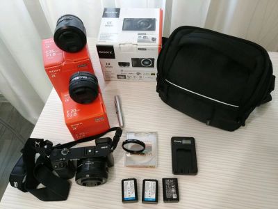 Лот: 11884436. Фото: 1. Системный фотоаппарат SONY A6000... Цифровые беззеркальные со сменной оптикой