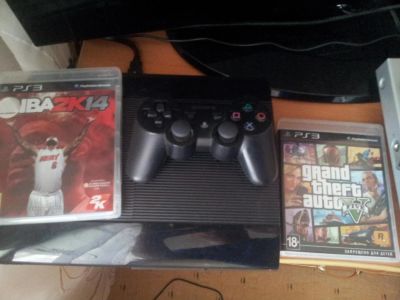 Лот: 4571607. Фото: 1. Sony Play Station 3 Super Slim... Игровые приставки, консоли