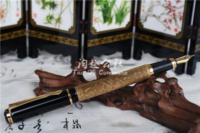 Лот: 3996991. Фото: 1. Перьевая ручка Baoer 507 бронзового... Ручки, карандаши, маркеры