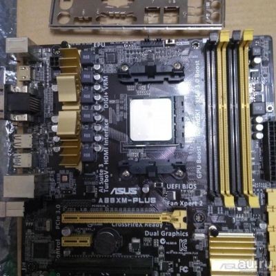 Лот: 15194727. Фото: 1. ASUS A88XM-PLUS. Материнские платы
