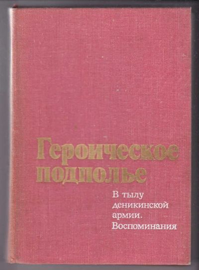 Лот: 23440208. Фото: 1. Героическое подполье. В тылу деникинской... Мемуары, биографии