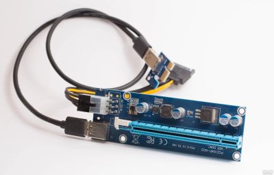 Лот: 12886820. Фото: 1. Райзеры PCE164P-N03 VER 006C 6-pin... Шлейфы, кабели, переходники