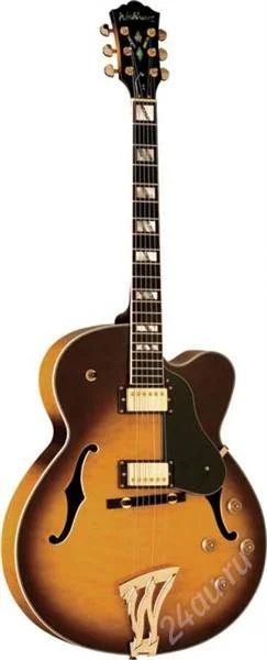 Лот: 738654. Фото: 1. электрогитара Washburn J5TS Hollowbody... Гитары