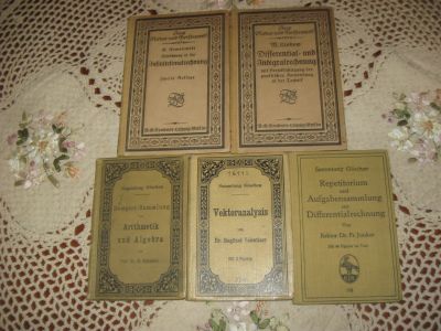 Лот: 12631102. Фото: 1. Антикварные книги немецких математиков... Книги
