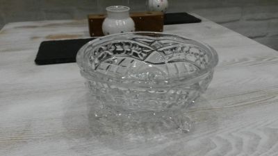 Лот: 12662966. Фото: 1. Ваза хрусталь СССР с 1 рубля Смотрите... Вазы