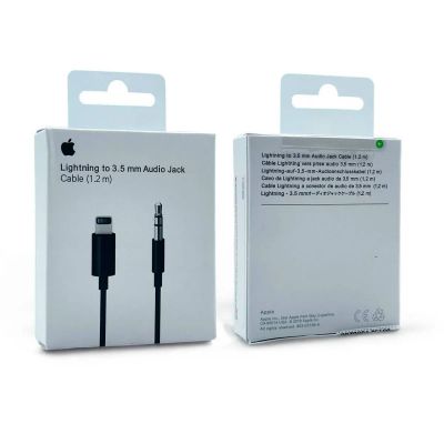 Лот: 25795121. Фото: 1. Кабель для APPLE LIGHTNING->AUX... Шнуры, кабели, разъёмы