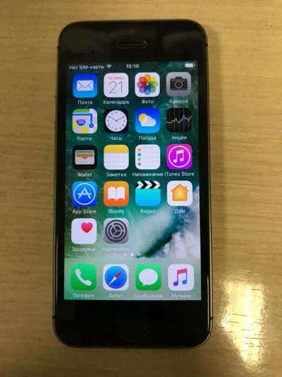 Лот: 11693794. Фото: 1. iPhone 5S 16Gb Space Gray. Смартфоны