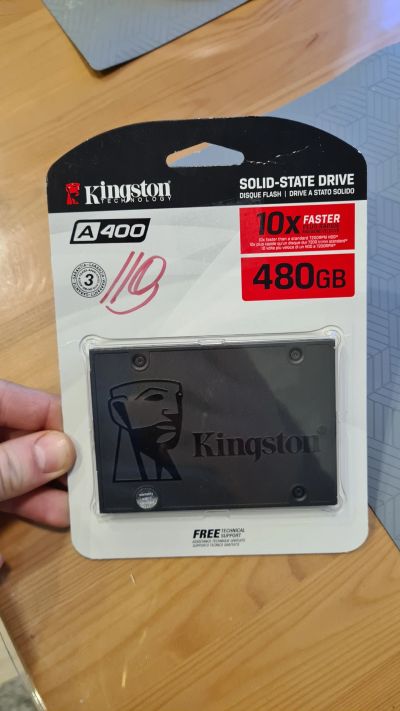 Лот: 18932606. Фото: 1. Ssd Kingston 480gb новый. SSD-накопители
