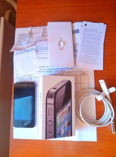 Лот: 10447994. Фото: 1. Apple iPhone 4S 16Гб черный. ЦЕНА... Смартфоны