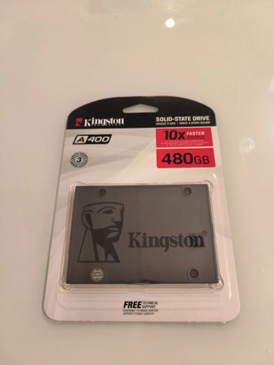 Лот: 20992715. Фото: 1. SSD 480 gb. Kingston A400 Новый. SSD-накопители