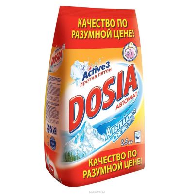 Лот: 4285936. Фото: 1. Стиральный порошок Dosia "Альпийская... Бытовая химия