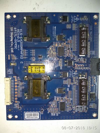 Лот: 11795443. Фото: 1. led driver 6917L-0095C LC420DUN... Запчасти для телевизоров, видеотехники, аудиотехники