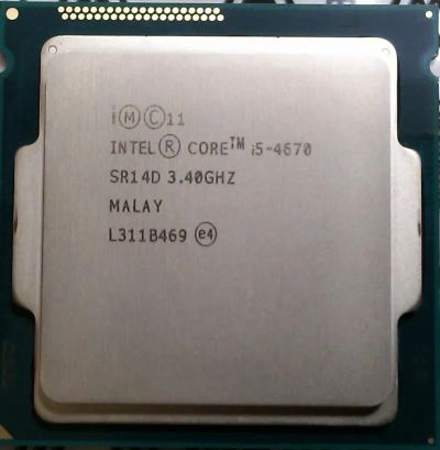 Лот: 19991613. Фото: 1. Процессор Intel Core i5 4670 i5-4670... Процессоры