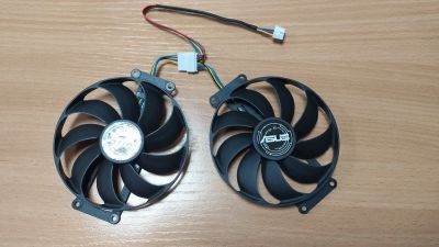 Лот: 20025842. Фото: 1. Кулер видеокарты ASUS, пара, 90мм... Системы охлаждения