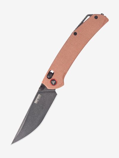 Лот: 25685747. Фото: 1. Складной нож SRM 411L-MN, Коричневый. Другое (спортивная одежда)