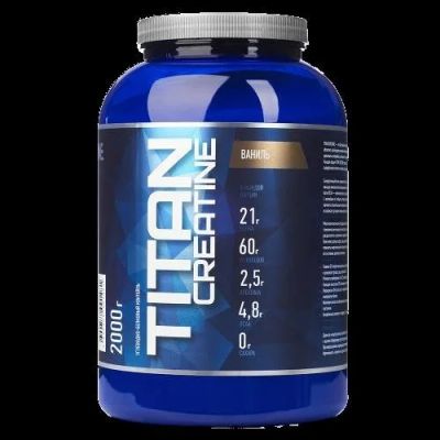 Лот: 10652224. Фото: 1. Гейнер Titan Creatine банка 2000g... Спортивное питание, витамины