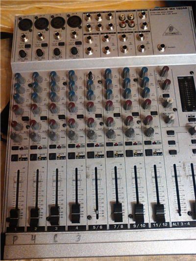 Лот: 8062614. Фото: 1. микшер behringer eurorack mx1604a. Микшеры, предусилители, микрофонные эффекты