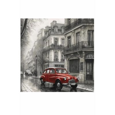 Лот: 24558565. Фото: 1. Картина холст, 30х30 см, Старая... Произведения