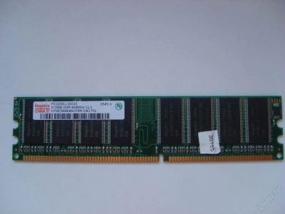 Лот: 112476. Фото: 1. 512Mb Hynix DDR PC3200 (400Mhz... Оперативная память