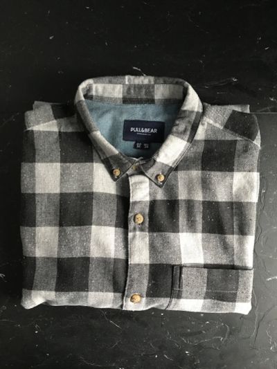 Лот: 18688713. Фото: 1. Новая рубашка в клетку Pull&bear. Блузы, рубашки, водолазки
