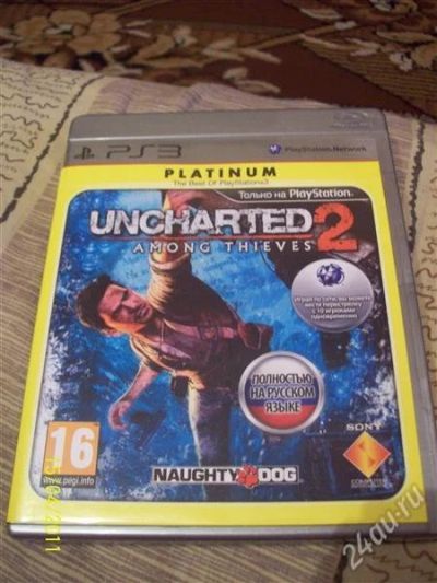 Лот: 1238985. Фото: 1. uncharted 2: among thieves [эксклюзив... Игры для консолей