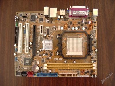 Лот: 1648590. Фото: 1. Материнская плата ASUS M2A-MX. Материнские платы