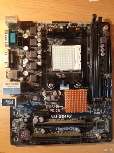 Лот: 16630367. Фото: 1. Материнская плата ASRock N68-GS4... Материнские платы