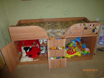 Лот: 12152519. Фото: 1. Кровать-чердак детская от 3-х... Детские кровати и кроватки