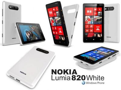 Лот: 4256374. Фото: 1. Новый Nokia Lumia 820 белый. Смартфоны